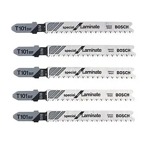 Bosch Jigsaw blade T101BIF 79mm, Pack of 5