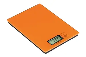 Maison by Premier Zing Orange Glass Kitchen Scale