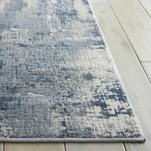 Grey Beige Rug, 10mm Thick Abstract Rug, Luxurious Modern Stain-Resistant Rug for Bedroom, & Dining Room-120cm X 180cm