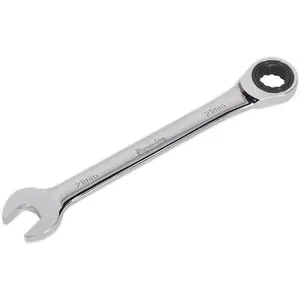 21mm Chrome Vanadium Ratchet Combination Spanner with 72 Tooth Ring