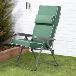 Alfresia Green Luxury Recliner Cushion