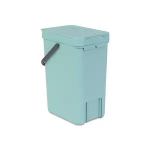 Brabantia Sort and Go 12 Litre Waste Bin Light Grey