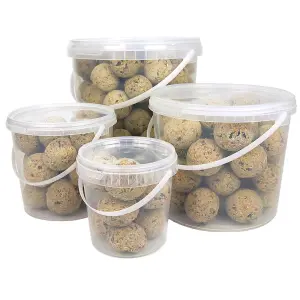 5L SQUAWK Suet Fat Balls - Wild Garden Bird Food High Energy Year Round Feed Treats