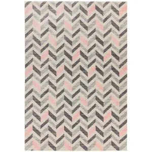 Colt CL09 Chevron Rugs in Pink by Asiatic - 120x170cm