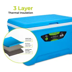 ROYALFORD 62L Freezer Pack Blue