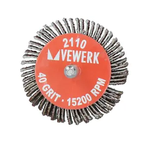 Flap Wheel Disc Shaft Mounted Abrasive Sanding Drill 50mm 40Grit 10PK