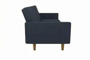 Paxson Clic Clac Sofa Bed in Navy Blue