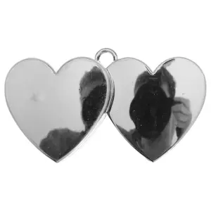 Amscan Double Heart Balloon Weight Silver (One Size)