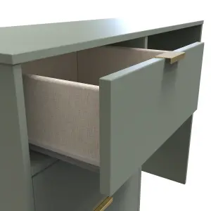 Madrid 4 Drawer Vanity in Reed Green (Ready Assembled)