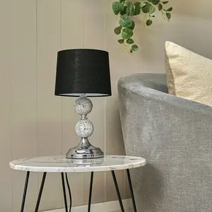 Korbin Metal Table Lamp Black / No Bulb