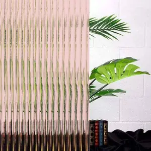 1/2 Inch Dusk Reeded Glass Window Film (L)1m (W)500mm