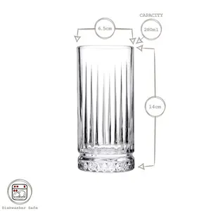 280ml Highball Glass Set (Set of 12)