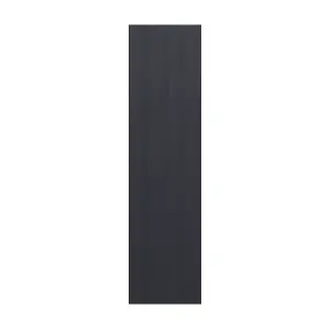 Alpinia Matt midnight navy wood effect Tall End panel (H)2190mm (W)570mm