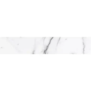 Tinos White Carrara Marble Effect Matt 80mm x 100mm Porcelain Wall & Floor Tile SAMPLE