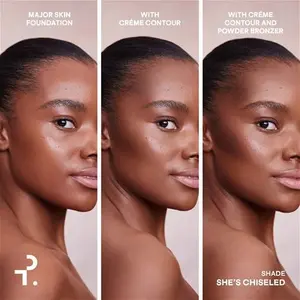 PATRICK TA Major Sculpt Crème Contour & Powder Bronzer Duo - She's Chiseled (Deep)