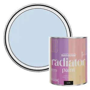 Rust-Oleum Blue Sky Gloss Radiator Paint 750ml