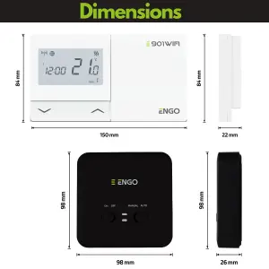 ENGO E901-WIFI Wireless Programmable Smart Wifi Thermostat