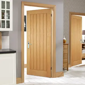 Mexicano Internal Door Unfinished Oak / 203.2cm H x 81.3cm W x 3.5cm D