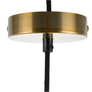 Glass Pendant Lamp Transparent PARMA