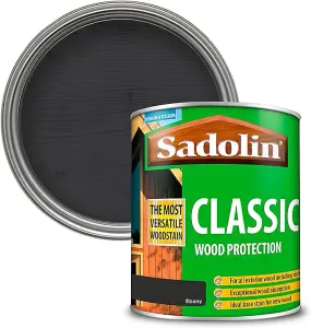 Sadolin Classic All Purpose Woodstain Deep Penetrating Protection 750ml - Ebony