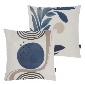 icon Indoor Outdoor Cushion Set of 2 Boho Weatherproof Cushions