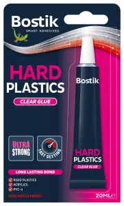 Bostik Hard Plastics Clear Glue 20ml (6 Packs)