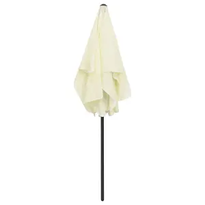 Berkfield Beach Umbrella Sand Yellow 180x120 cm