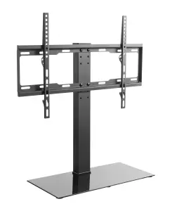 Table top TV-Stand in black, adjustable