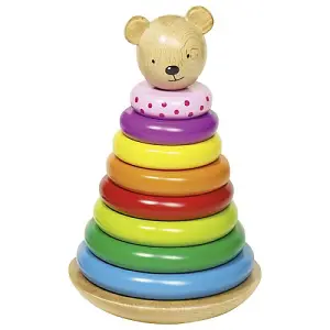 Goki Stacking Tumbling Bear Wooden Balance Game