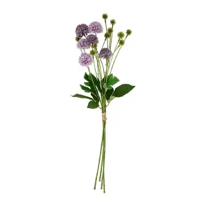 Chrysanthemum Bouquet - Plastic - H60 cm - Purple