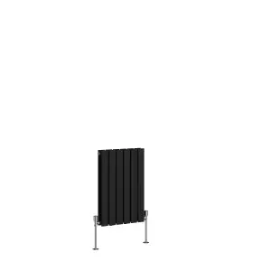 Right Radiators 600x408 mm Horizontal Double Flat Panel Designer Radiator Black