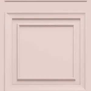 Fresco Wood Panel Blush Wallpaper