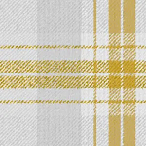 Superfresco Easy Yellow Fabric effect Tartan Smooth Wallpaper