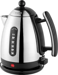 Dualit Lite Kettle - 1.5L Jug Kettle - Polished With Black Trim, High Gloss Finish - Fast Boiling Kettle By Dualit - 72010