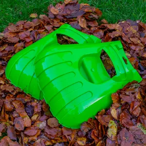 Large hand held leaf grabs garden tidy hand scoop-rakes -grabbers