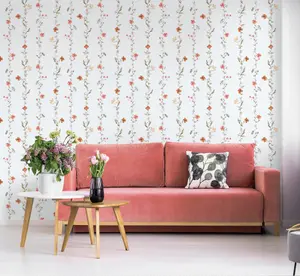 Galerie Spring Blossom Red Wallpaper