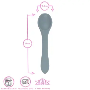 Tiny Dining - Baby Silicone Weaning Spoon - Tradewinds