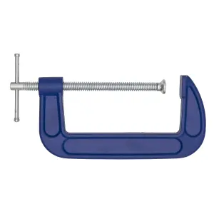 Sealey G-Clamp Fitted With Swivel Tip To Reduce Marking Length 150mm AK6006