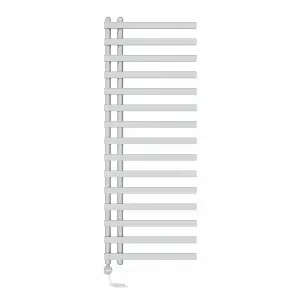 Right Radiators Prefilled Thermostatic Electric Heated Towel Rail Designer Rads Ladder Warmer - 1600x600mm Chrome