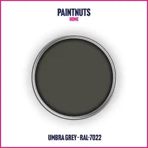 PaintNuts UPVC Door & Window Satin Paint - Umbra Grey - 400ml Spray Can (RAL7022)