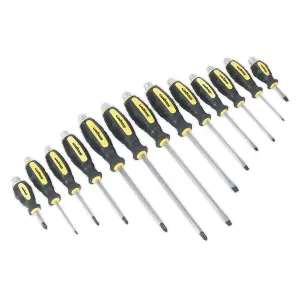 Sealey Screwdriver Set 13pc Hammer-Thru S0754