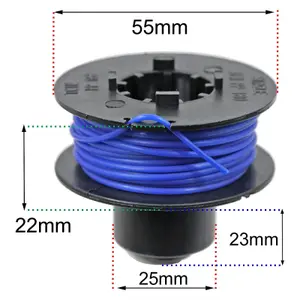 SPARES2GO 8m Line & Spool compatible with Sovereign N0E-2ET-230 N0E-15ET-230 18v Trimmer Strimmer