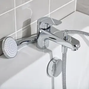 Ideal Standard Ceraflex Single Lever Bath Shower Mixer Tap, B1960AA, Chrome