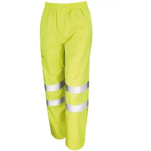 SAFE-GUARD by Result Unisex Adult Waterproof Hi-Vis Suit Fluro Yellow (XXL)