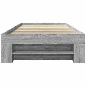 Berkfield Bed Frame without Mattress Grey Sonoma 90x200 cm Engineered Wood