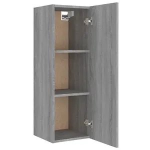 Berkfield 8 Piece TV Cabinet Set Grey Sonoma Engineered Wood