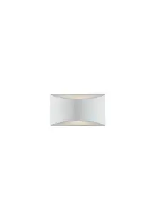 Luminosa Astron Paintable Plaster Flush Wall Up Down Lamp White, G9