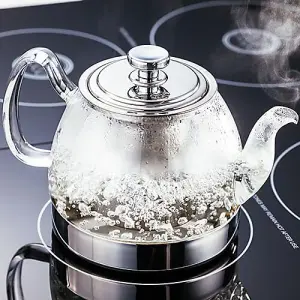 Judge Hob Top Induction 1.2 Litre Glass Teapot