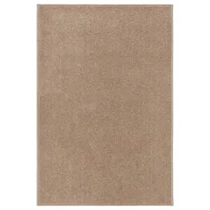 Rug Short Pile 160x230 cm Brown