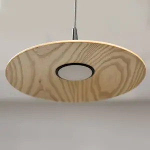 Luminosa Ter LED Pendant Lamp 12W 1120Lm 3000K Wood